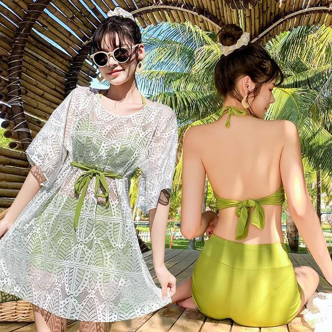 SALE Bikini Pantai Set Sexy Jaring Baju Renang Wanita Korea Swimsuit Import SALE