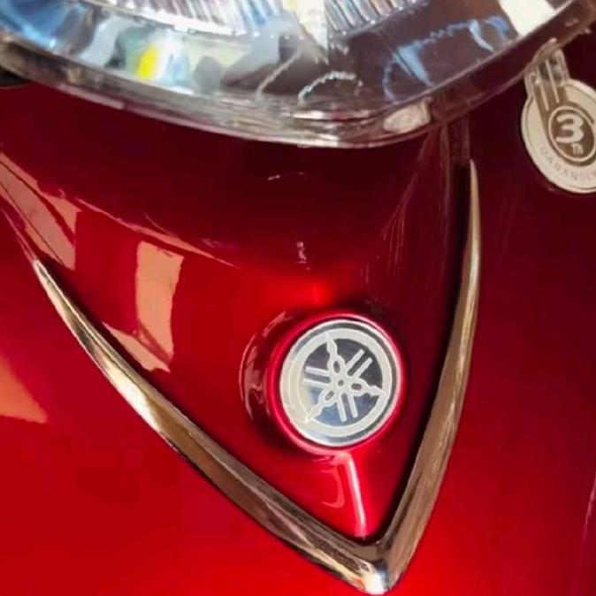 Garnish Emblem V Mio Sporty Mio Smile Nouvo Z Garnish V Chrome Custom Bahan Plastik Chrome Kualitas 
