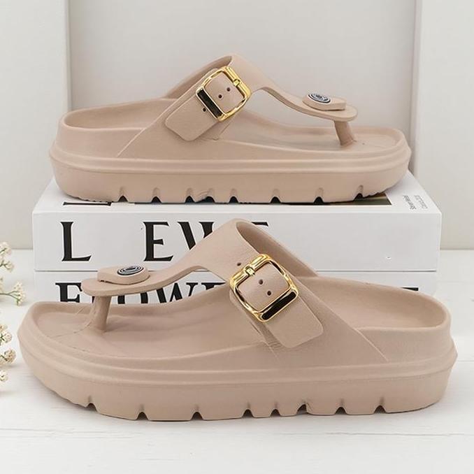TERKINI FENTTINA Sandal Jepit Wanita Sandal Wanita Kekinian Sandal Wanita Karet Jelly Tinggi TERKINI