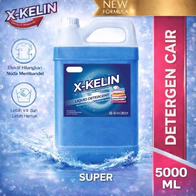 Clenesc- X-Kelin Deterjen Laundry Super 5 Liter