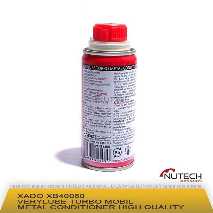 Promo XADO Verylube Turbo Mobil Additive Oli & Metal Conditoner Diskon
