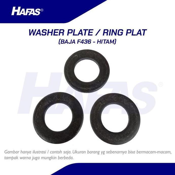 RING PLAT BAJA F436, M27 (HITAM) | WASHER PLATE WP RESTOCK