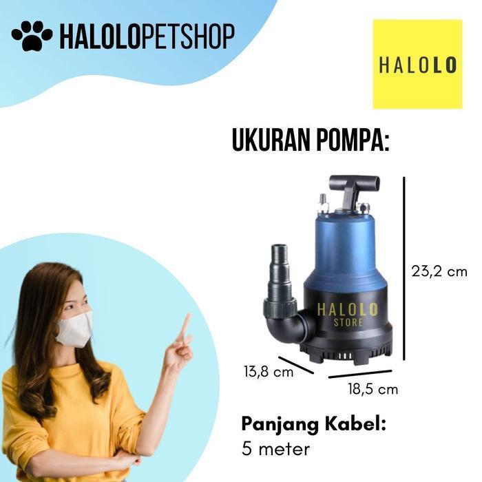 Pompa Kolam SUNSUN KOI 5000 Liter Perjam Pompa Celup Hemat Listrik