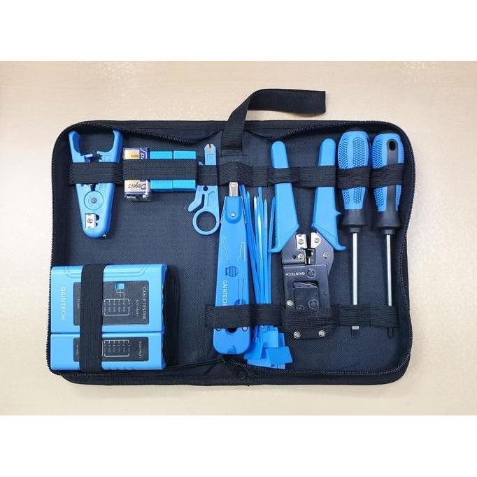 TERLARIS TOOLKIT NETWORK GAINTECH 7 IN 1 GT-580 - NETWORKING TOOL GT580 LAN