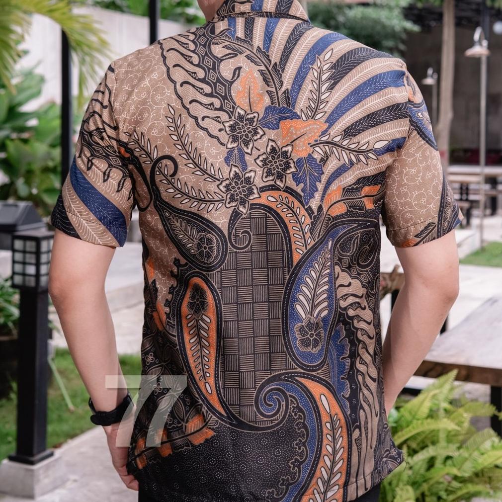 Terbaru Batik 77 Motif Surya Kemeja Lengan Panjang Kemeja Lengan Pendek Kemeja Pria Kemeja Batik