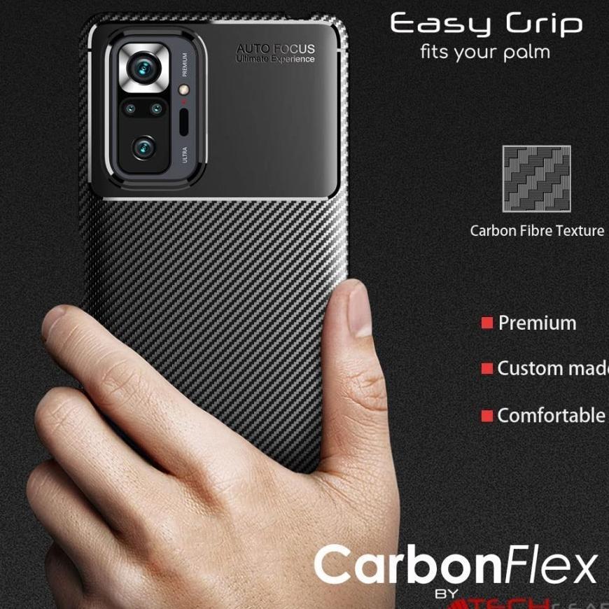 TERBARU Case XIAOMI REDMI NOTE 10 10S / NOTE 10 PRO Autofocus Carbon Slim Armor Anti Shock - AUTOFOC