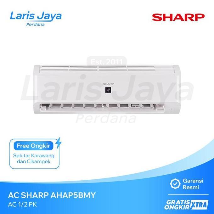 Terlaris Ac Split Sharp 1/2 Pk Ahap5Bmy / Ah-Ap5Bmy Turbo Cooling - Karawang