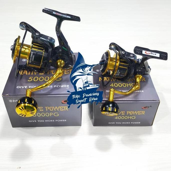 HARGA DISC - REEL SPINNING GTECH NATIVE POWER 4000 5000 POWER HANDLE