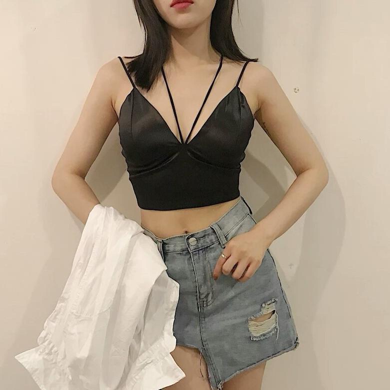 COD- Bra Fashion Wanita  (T180)) / Tanktop bra Pakaian Dalam Bra Bahan Satin Stylish / Bra Wanita
