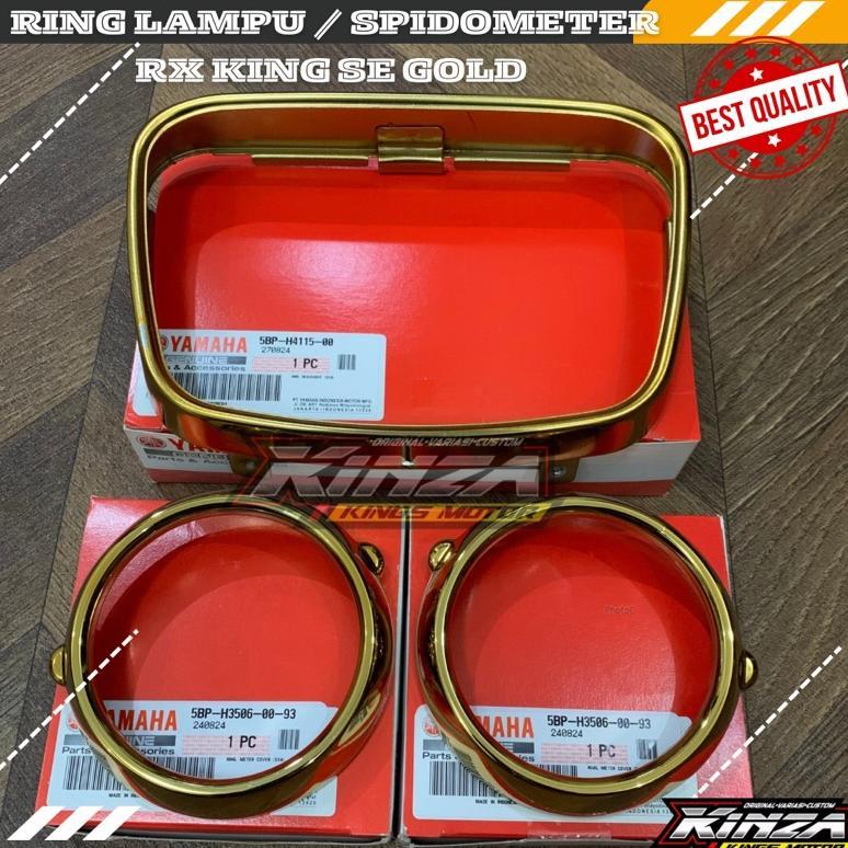 RING LAMPU DEPAN OVAL RXKING RX KING SE GOLD ORIGINAL