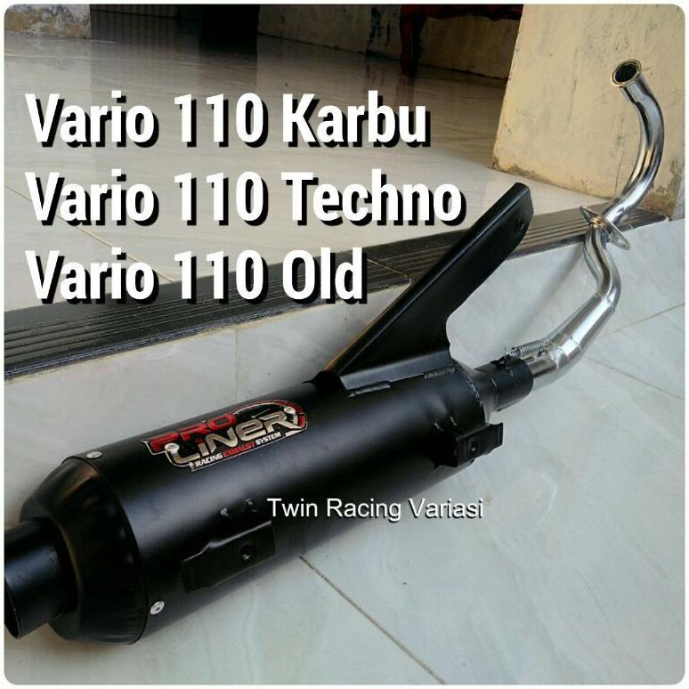 SOLVIQUES KNALPOT TSUKIGI / SUGI PRO LINER BASS ADEM VARIO 110 KARBU / VARIO 110 TECHNO / VARIO 110 