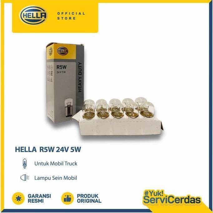 Lampu Sein Mobil Hella R5W 24V 5W - Bohlam Mobil