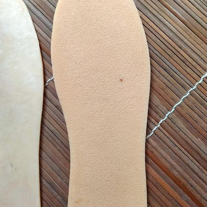 sol sepatu flat pria motif pasir anti slip bahan karet mentah