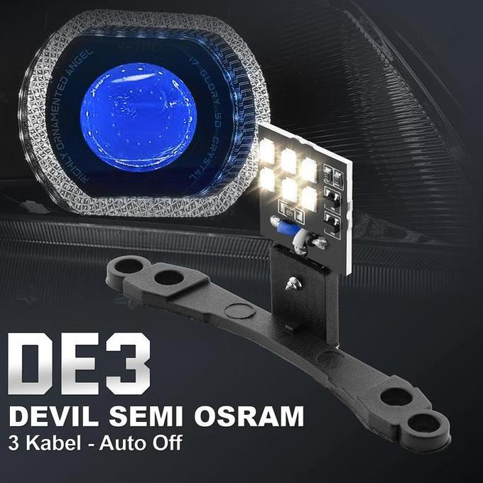 Devil Eyes | Demon Eyes | De Semi Osram Vahid Auto Off | Car Motorcycle Lens Accesories