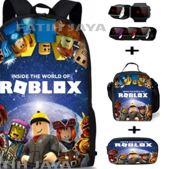 Abak- Tas Anak Laki - Tas Sekolah Anak - Tas Anak Cowok - Tas Sekolah Sd Anak - Tas 4 In 1 Fashion