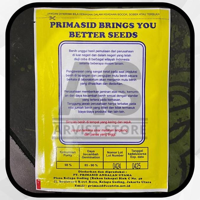 Benih Pakcoy F1 Hibrida EMONE 50 Gram Primasid