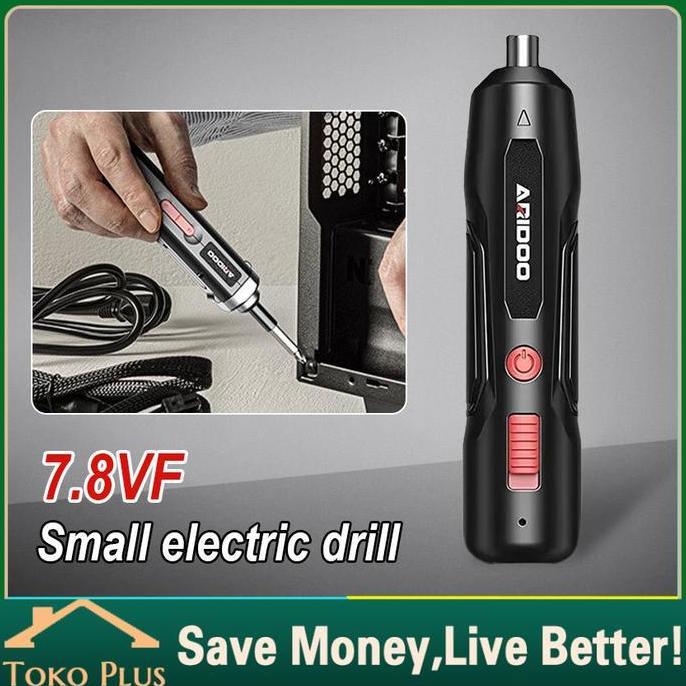 BETALAV Cordless Screwdriver Mesin Bor Cordless Mini Screwdriver Charger USB