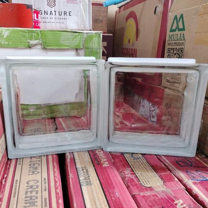 glass block mulia clear 20x20x10cm