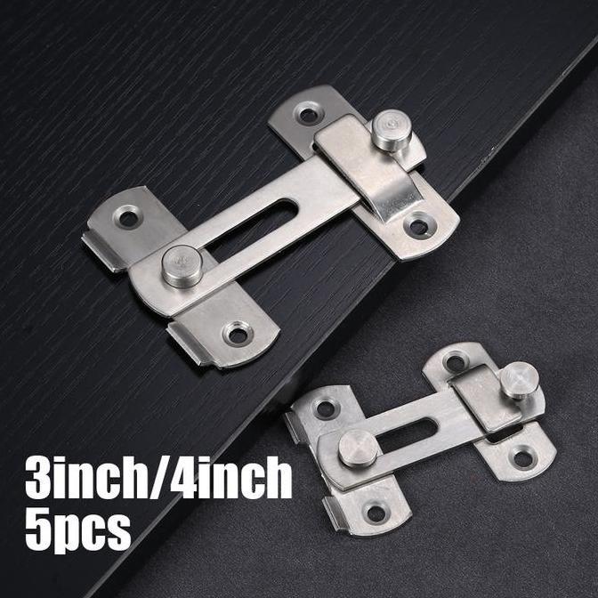 OTNEUDA 5pcs Grendel Overpal Gembok Selot Gerendel Gembok Pintu Sliding Rumah