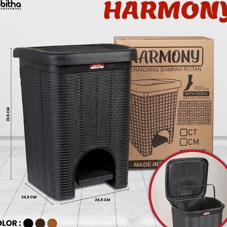 Tempat Sampah 10 Liter / Tempat Samah Injak / Tong Sampah Injak Harmony