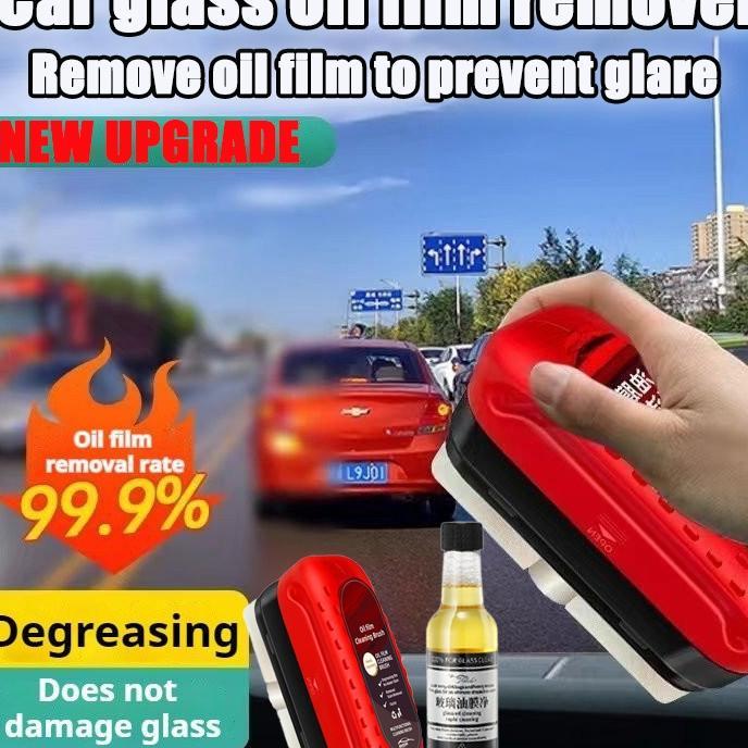 [Cod] Obat Pembersih Jamur Kerak Kaca Mobil Car Glass Oil Film Removing Cairan Pembersih Kaca Obat J