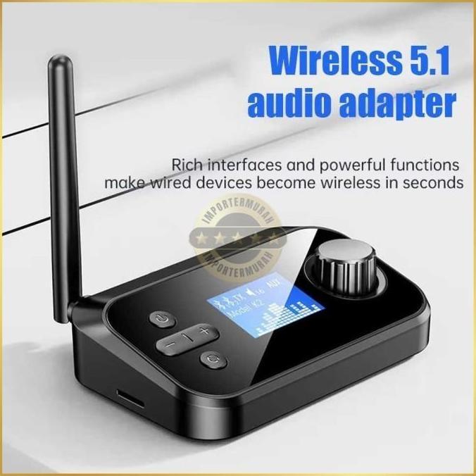 GIYANYAR VIKEFON 2in1 Audio Bluetooth 5.1 Receiver Transmitter 10M