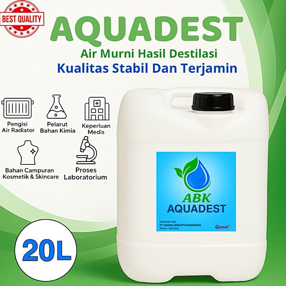 Aquadest Aquadest /Distilled Water /Air Suling 20 Liter