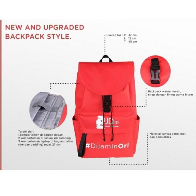 [BIG SALE] Backpack Jdid Tas Ransel Sekolah Anak Original JOY Laptop