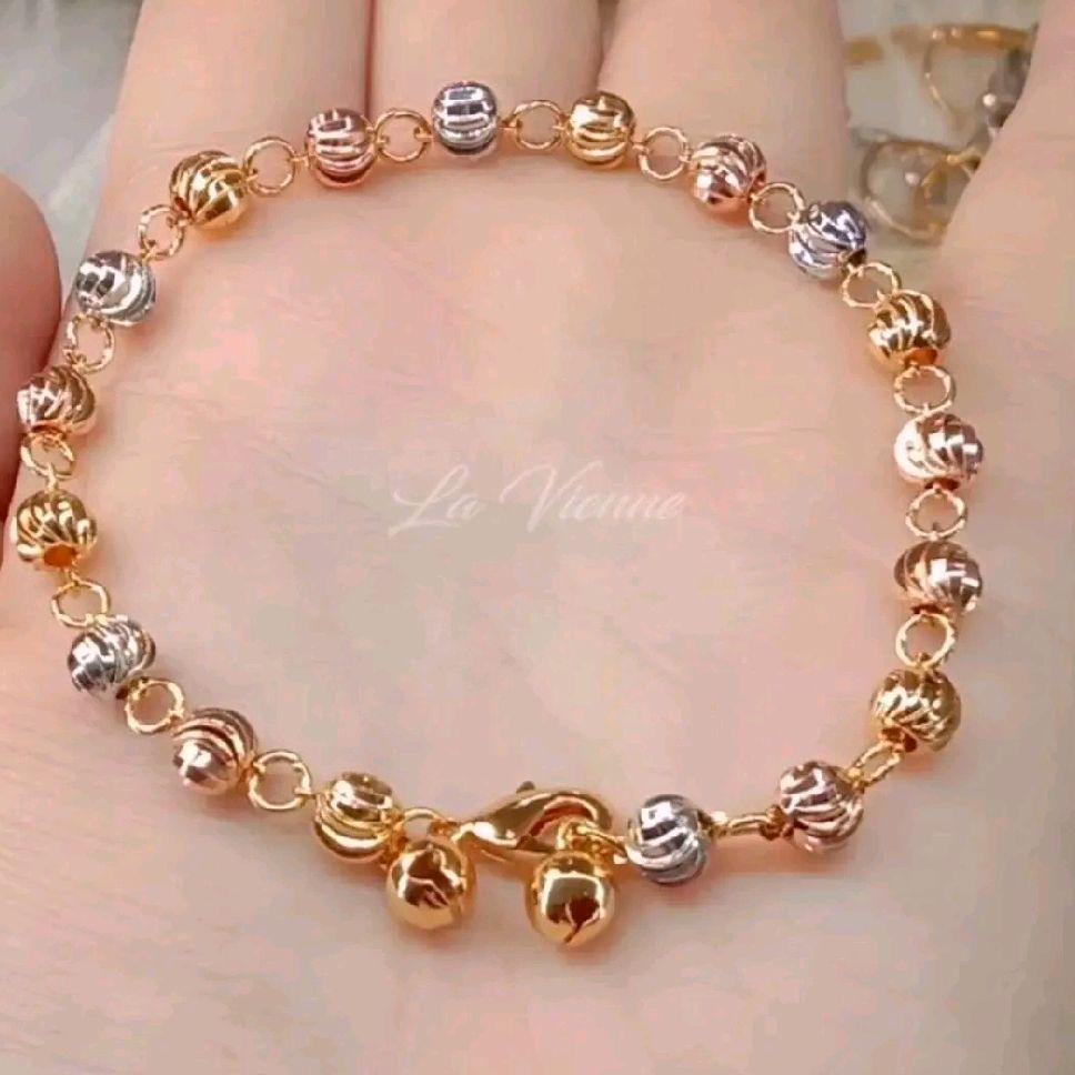 Gelang Tangan Wanita Biji Lada Kombinasi Motif / Gelang Biji Lada