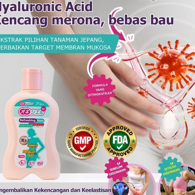 Oxyelle Cairan Perawatan Kewanitaan Lembut Membersihkan Menyegarkan Dan Mengurangi Gatal