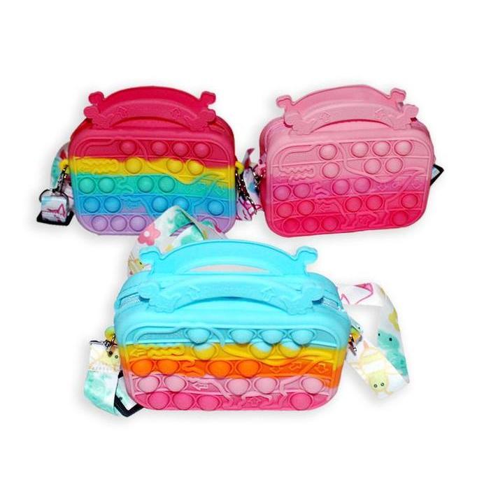 Tas Selempang Anak  Perempuan Pop it