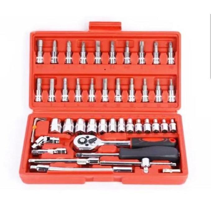 MATEGAV socket set wrench obeng set tool kit set mobil motor hand tools