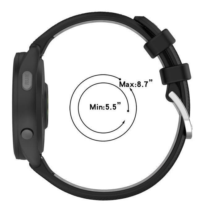 STRAP TALI JAM FOR COROS PACE 2 - COROS APEX 2 - COROS APEX 42MM MODEL GM TWOTONE RUBBER 20MM