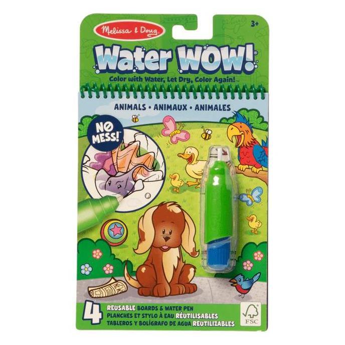 Mainan Melissa & Doug Water Wow - Animals