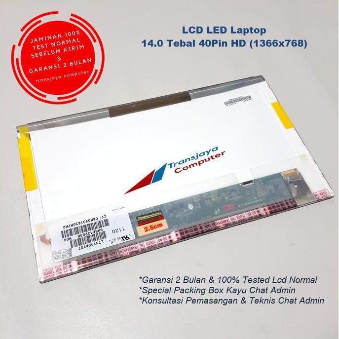 BEBAS ONGKIR - Layar LED LCD Laptop Acer Aspire E1-451, Acer E1-431, Acer E1-471 ORI