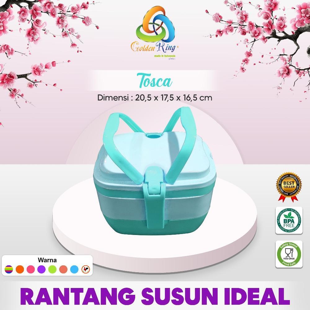 HOT DEALS RANTANG SUSUN IDEAL / Rantang Set / Rantang Cantik Minimalis / Rantang Plastik Susun