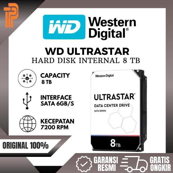 WD Ultrastar 3.5" 8TB Enterprise HDD Server
