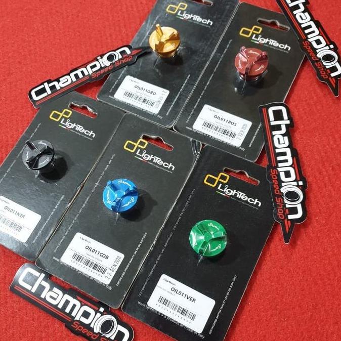 TERMURAH - Oil Cap Tutup Oli Lightech ORI Italy Z650 Z800 Z900 Z1000 MT09 MT-09