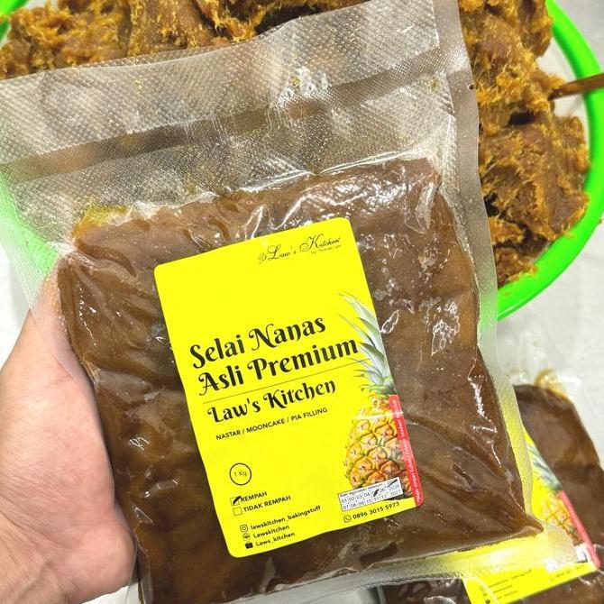 Sehatyuk- Selai Nanas Berat 1Kg Homemade Lawskitchen