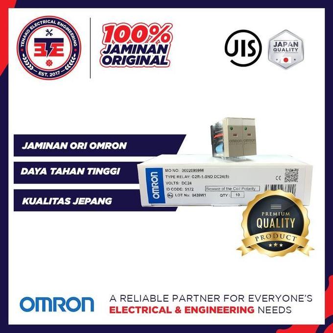 Omron G2R-1-Snd Relay 8 Kaki Original Omron 6V Dc 12V Dc 24V Dc 48V Dc Terbaru 