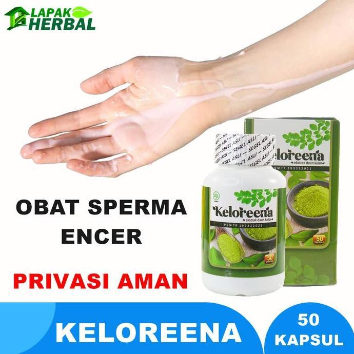 TERBARU - Obat Penyubur Sperma Pengental Sperma Encer - Keloreena Daun Kelor