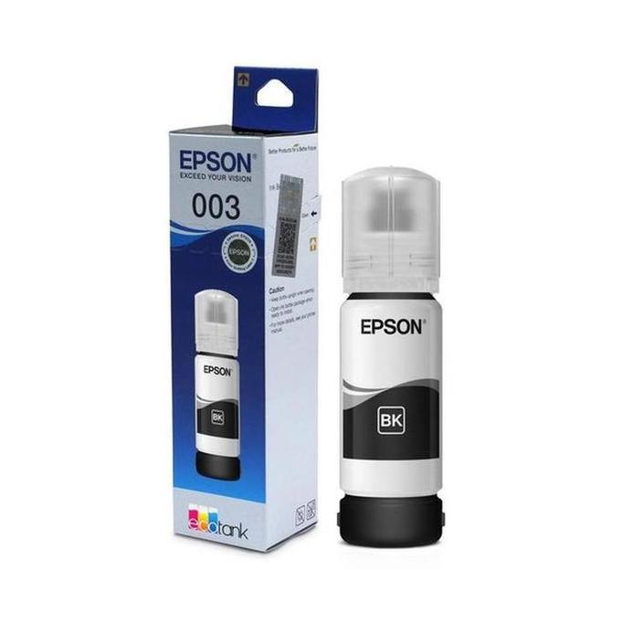 Bolehdijamin- Tinta Epson 003 Black Seri L3110, 3150, 3156, 5190