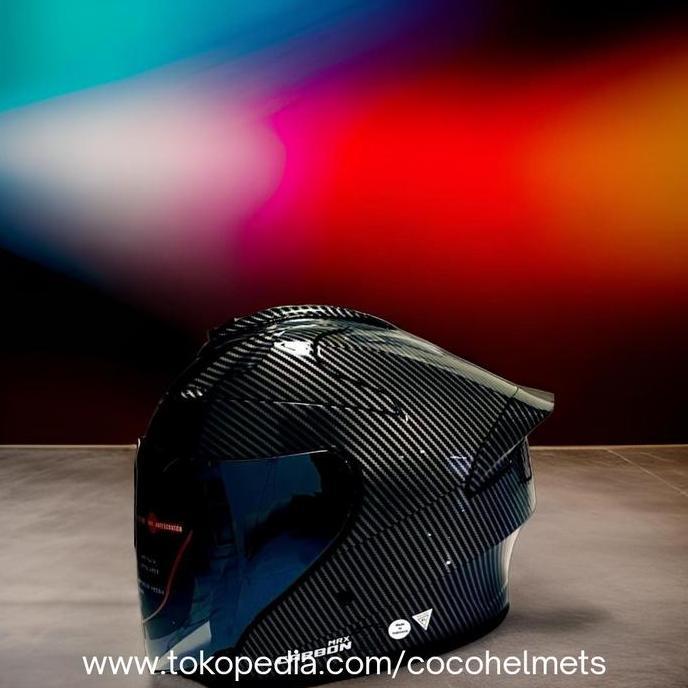 Open Face 2025 New Helm Carbon Double Visor Dewasa Mrx Carbon XL Equss Carbon Pria Dwasa Wanita Heln