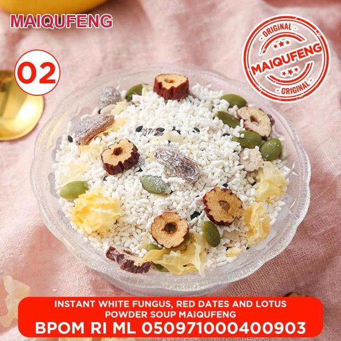 Sehatyuk- Maiqufeng Oufen Lotus Root Powder Halal Bpom Ri - White Fungus Oufen Lotus  Halal