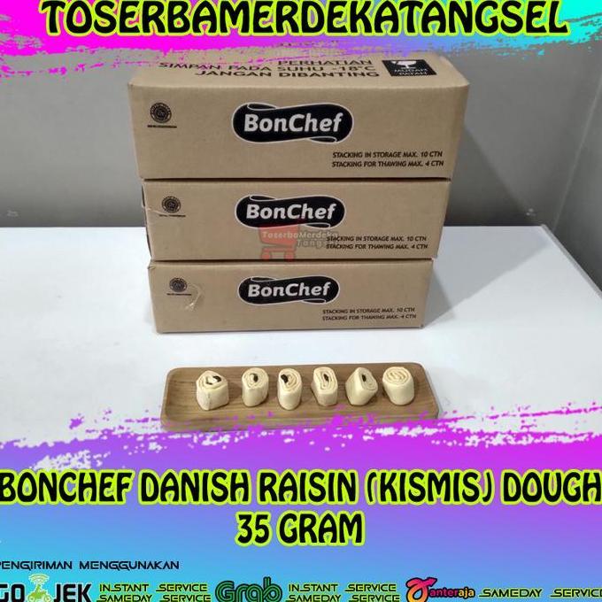 Jjd- Bonchef Danish Raisin Pastry Raisin Croffle Frozen Dough 35 Gram