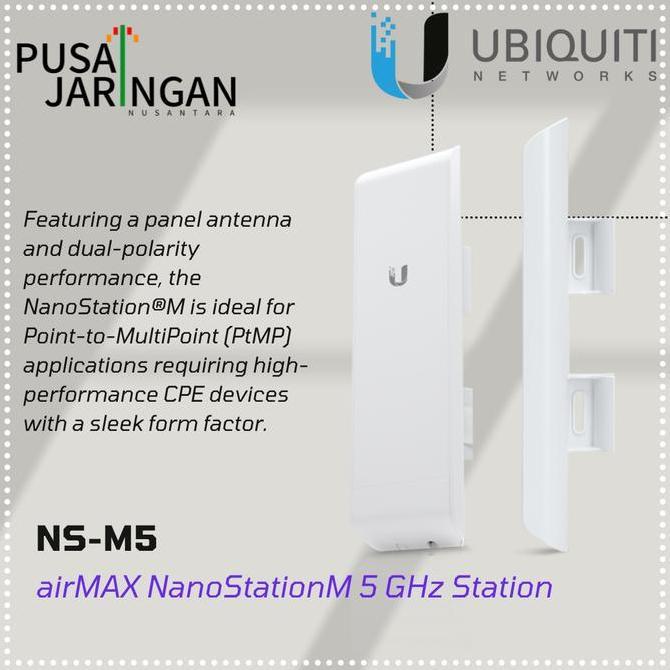 Adabanyak- Ubiquiti Nano Station M5 Nanostation M5 Nanostationm5 Ns-M5 Nsm5 Nsm 5