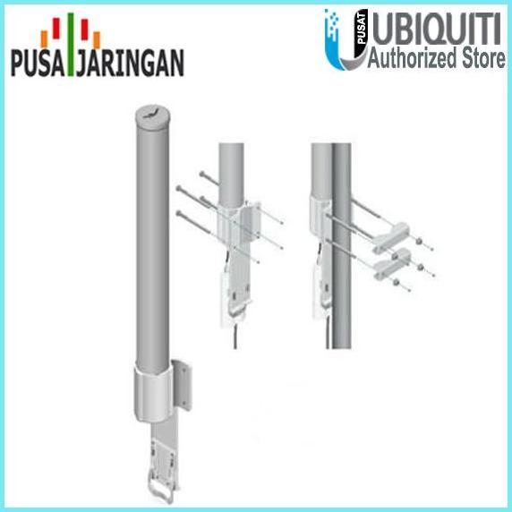 Ubiquiti Antena Omnidirectional 5Ghz 13dbi AMO-5G13 Dual Polaritas MIMO untuk RocketM dan airMAX Omn