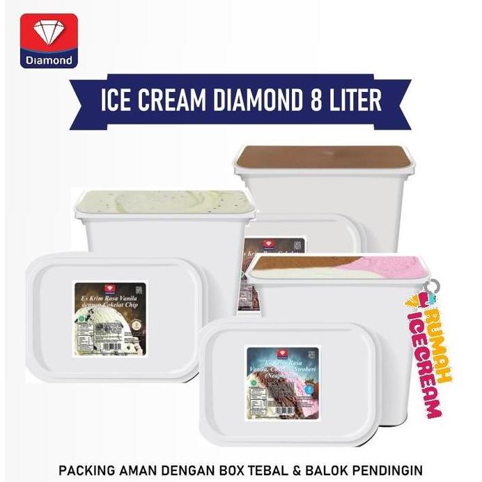 Torta- Ice Cream Diamond 8 Liter