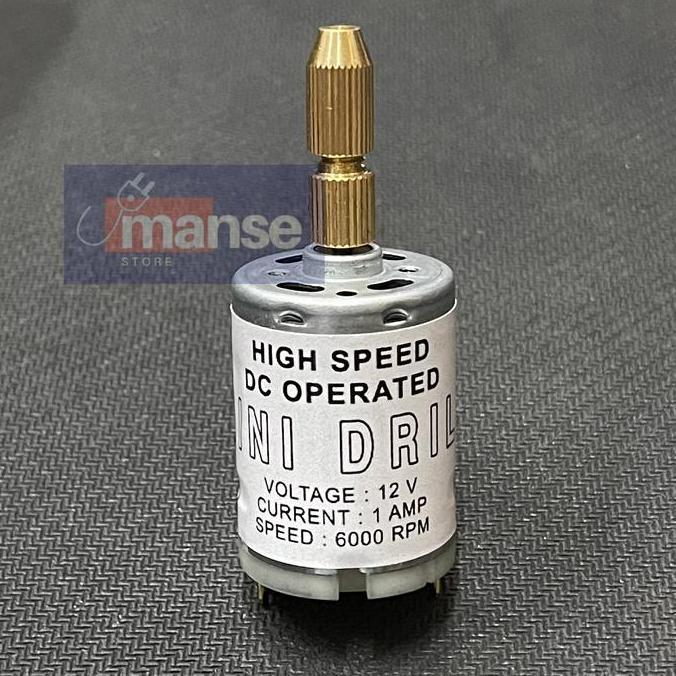 Destrifamel - Mini Drill / Bor PCB Mini 12V (Dinamo Mini Drill)