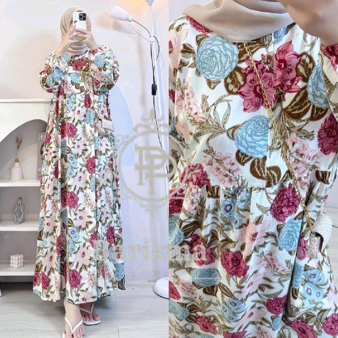 TERPOPULER MIDI DRES WANITA KEKINIAN, MAT RAYON PREMIUM Katun Motif Muslim Nyaman TERPOPULER